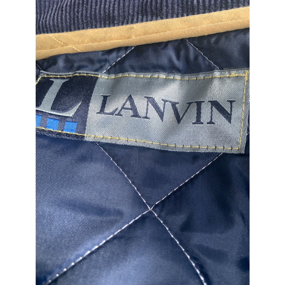 Mens LANVIN Quilted Jacket, Tan, Medium - Picture 9 of 12